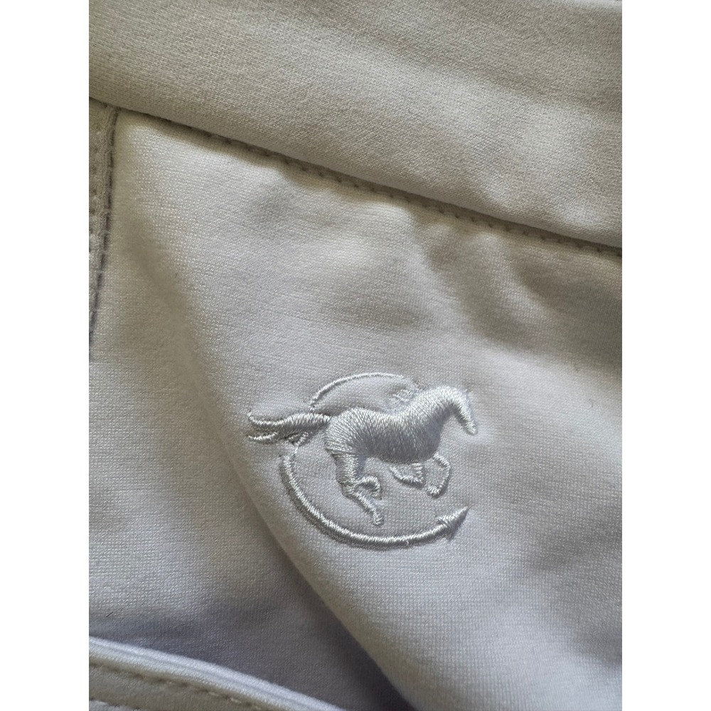 SmartPak White Full Seat Silicone Grip Equestrian Riding Breeches 32R NWT - Picture 2 of 7